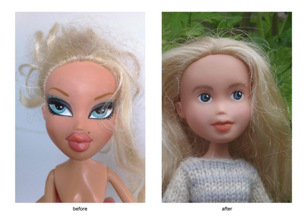Creative Anya eltávolítja az agresszív smink Bratz babák, és felhívja őket, új arcok, umkra (smink) Creative Anya eltávolítja az agresszív smink Bratz babák, és felhívja őket, új arcok, umkra