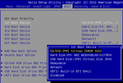 Administrare la distanță (ipmi, kvm-over-ip, medii virtuale) pe serverul adevărat gladius de sistem