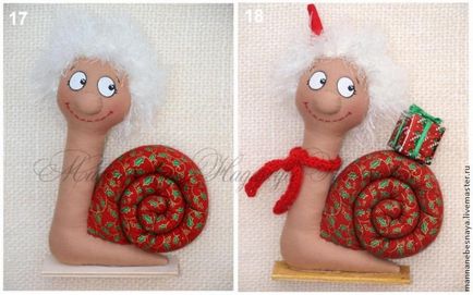Улиточка в новорічному стилі своїми руками - ярмарок майстрів - ручна робота, handmade
