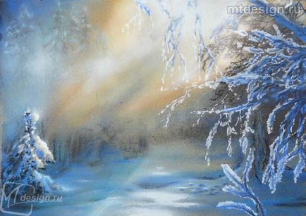 Lecții de pictura - în razele soarelui de iarnă