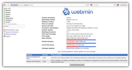 Instalați webmin în ubuntu, știri, lecții, ajutor, suport