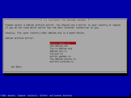 Instalarea programului debian 7