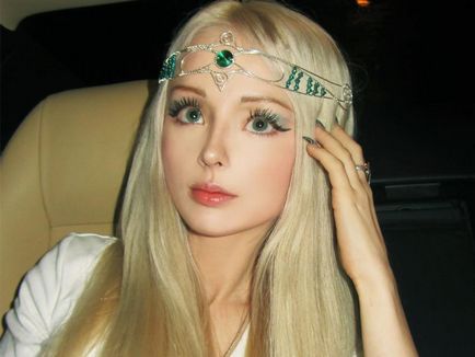 Valeria Lukyanova, cunoscută popular ca o păpușică barbie, sa arătat fără machiaj