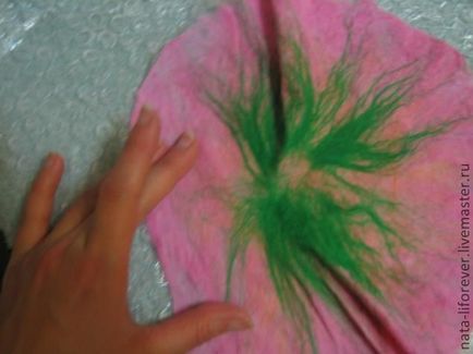 Felting o floare luxuriantă