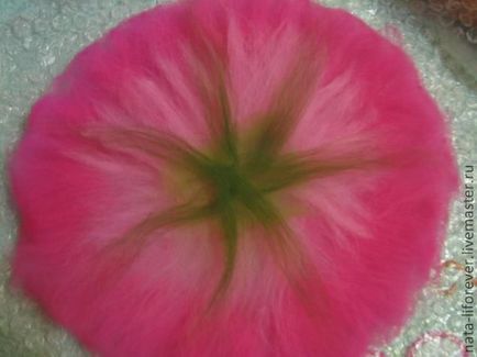 Felting o floare luxuriantă