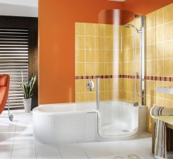 Ванна поєднана з душовою кабіною або душовою бокс з ванною - 2 в 1 - фото, поради, огляд моделей