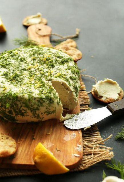 Vegan brânză, compoziția și rețeta