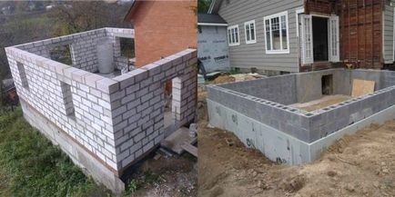 Alegerea unei fundații pentru o casă cu două etaje din blocuri de spumă