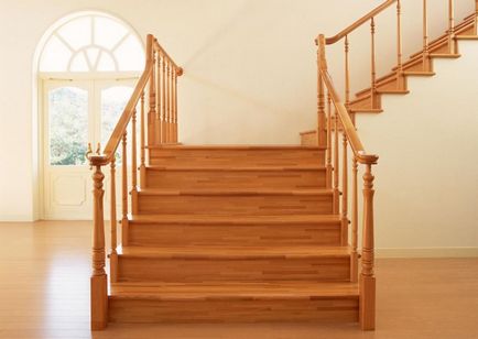 Висота перил на сходах в будинку гот який повинен бути, стандартні розміри, ескізи оптимальні і