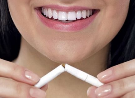 Вплив куріння на зуби - чому жовтіють зуби від сигарет, москва, ЮЗАО