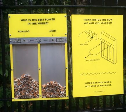 Londonban, találtunk egy zseniális módon, hogy az utcán tisztító - a világ érdekes