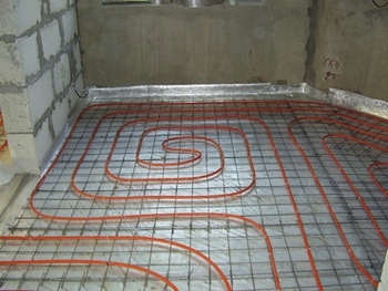 Водяна тепла підлога, проектування, теплотехнічний розрахунок