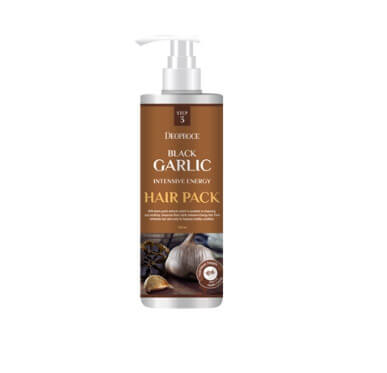 Маска для волосся deoproce black garlic intensive energy hair pack