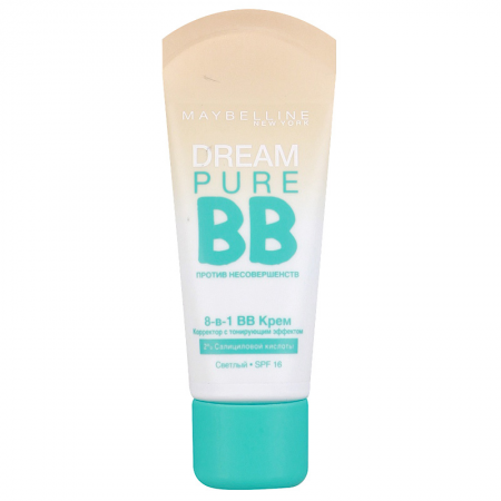 Вв crema de vis pure bb (mediu umbra) pentru pielea grasa de la maybelline - recenzii, poze si pret