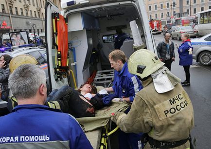 Explozie în metroul St. Petersburg