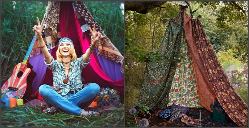 Hippie fél script, jelmezek és fotók