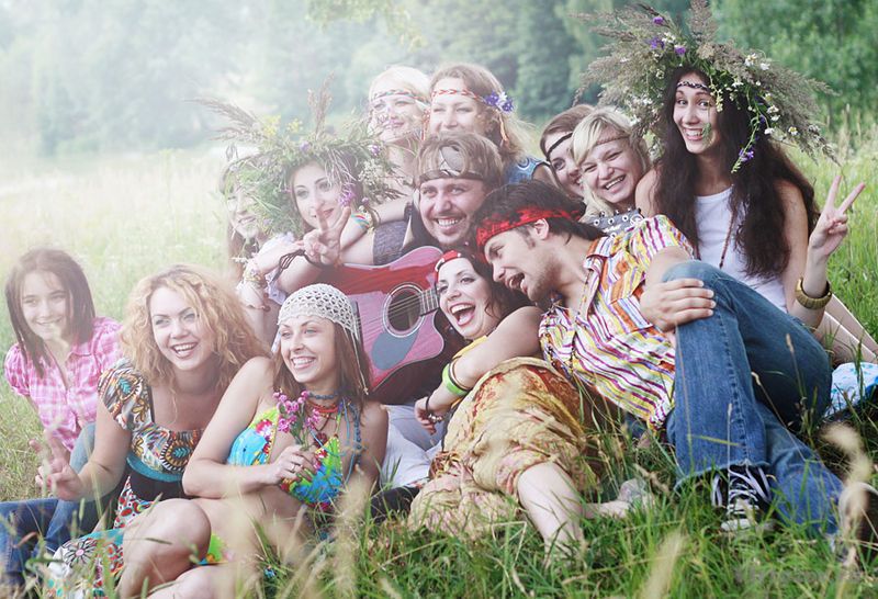 Hippie scenariu de partid, costume și fotografie