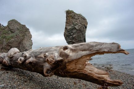 Az csodálatos szépség, a tenger tartós Szahalin kört a hatalmas Cape