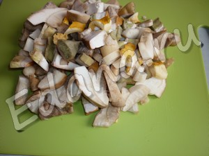 Смажені лісові гриби (Обабко і білий гриб)