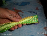 Șarpe cu o pânză de panglici, creativitatea lui Elena