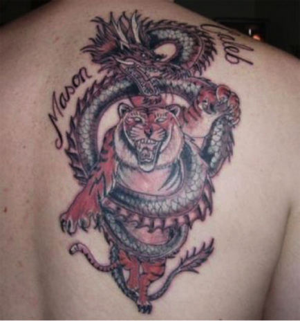Jelentés tattoo (tetoválás) tigris