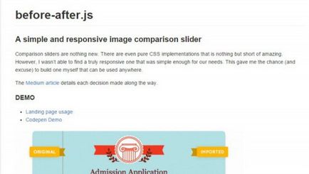 10 Jquery слайдером порівняння зображень, javascript