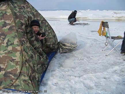 17 februarie 2011, râurile din Rusia, Sakhalin, pescuit în diferite părți ale țării noastre - un club de pescar și