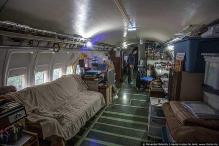 Americanul sa transformat intr-o casa dezafectata de avion (28 fotografii) - trinitate