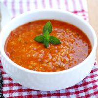 Supa de linte în turcă - rețetă
