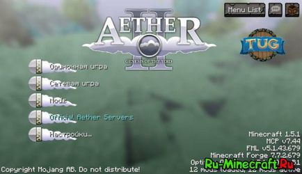 Client client de minecraft cu aether ii mod