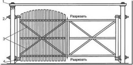 Дерев'яні ворота своїми руками технологія виготовлення і установка (фото)