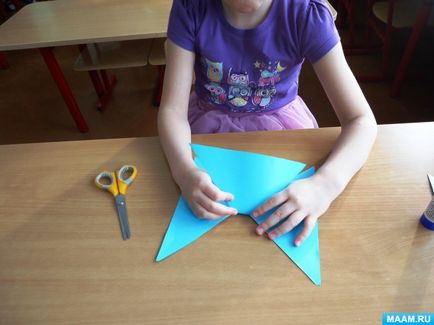 Дитячий майстер-клас «бантик в техніці орігамі»