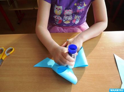 Дитячий майстер-клас «бантик в техніці орігамі»