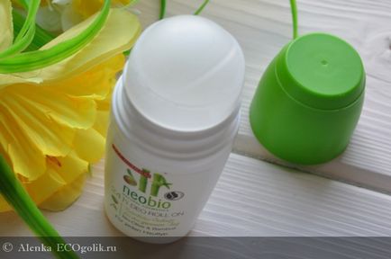 Dezodor labdát bio Olive & Bamboo NEOBIO - felülvizsgálata ekoblogera Alenka