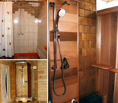 Duș în cadă de baie, interior, dimensiune, video-instrucțiuni pentru instalarea cu mâinile lor, fotografie