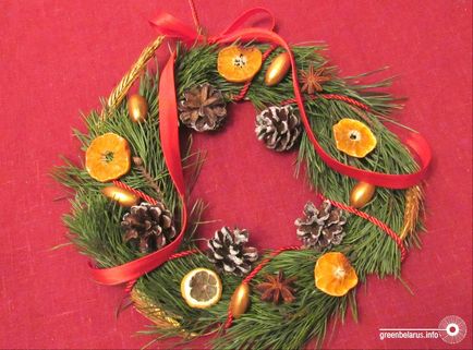 Екомастерская новорічний декор і різдвяний вінок своїми руками
