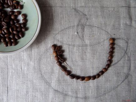 Această clasă de master, cu fotografie și descriere, vă va învăța cum să faceți picturi de cafea din boabe de cafea pentru bucătărie