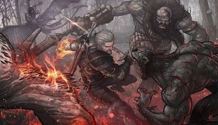 Geralt de Rivia caracterul de cărți și jocuri - witcher