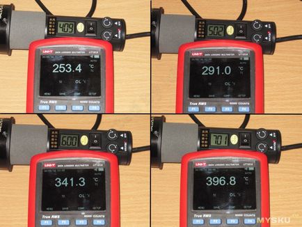 Gj-8018lcd simplu termofan și o mică comparație