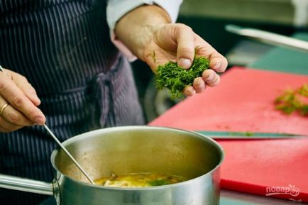 Gombaleves házi tésztával - lépésről lépésre recept fotók