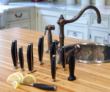 Ідеї ​​безпечного зберігання ножів на кухні