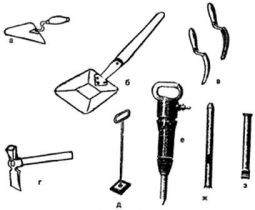 Інструменти і інвентар для кам'яних робіт - стройсервис - обладнання для пінобетону