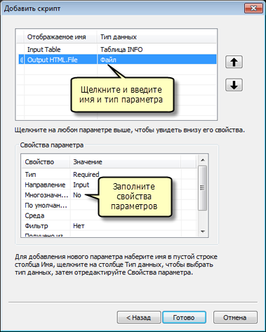Integrarea scripturilor în model - ajutor, arcgis pentru desktop