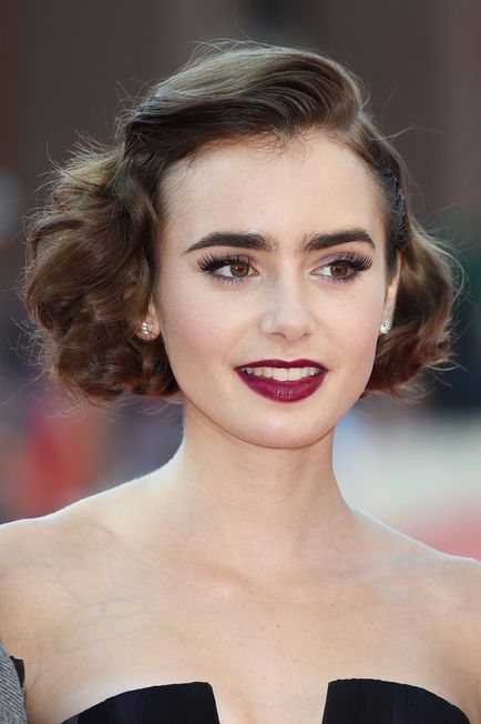 Mi Lily Collins színésznő szépség titkát, divatos Ukrajna