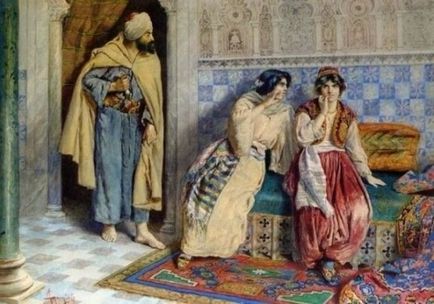 În timp ce fetele au visat să intre în harem către sultan