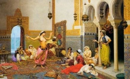 În timp ce fetele au visat să intre în harem către sultan