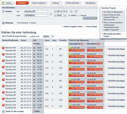 Cum ajungeți de la München la Nürnberg cu programul de tren, prețurile