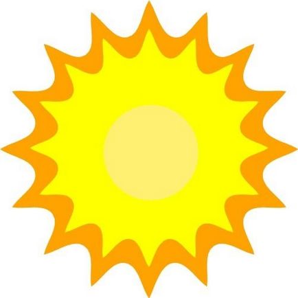 Як намалювати сонце