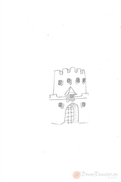 Як намалювати замок - уроки малювання