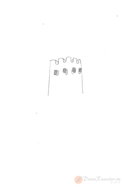 Як намалювати замок - уроки малювання